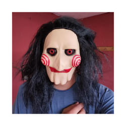 Halloween Party Costume Latex Horror Saw Mask Movie Horror The Puppet - mask