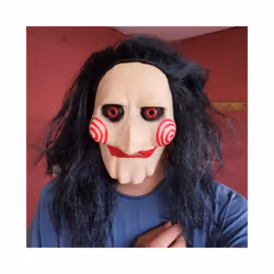 Halloween Party Costume Latex Horror Saw Mask Movie Horror The Puppet - mask