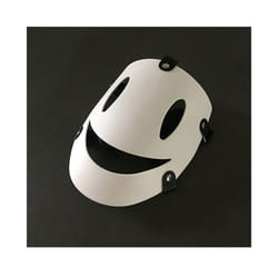 High-Rise Invasion Angel Mask Sniper White Smiley Face Masks Halloween - mask
