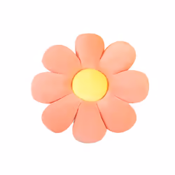 Stuffed Six Petal Flower Cushion Girly Room Decor Sunflower Pillow Bay - 35X35cm, A1
