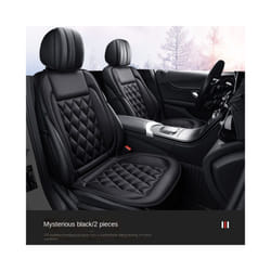 New Auto Electric Heated Pad 12V Heated Car Seat Cushion Winter Car Seat - 2 Sir Black