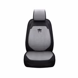 Car Front Rear Auto Seat Protector Car Chair Protector Pad Linen Fabric - Gray 1 seat