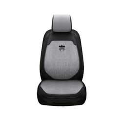 Car Front Rear Auto Seat Protector Car Chair Protector Pad Linen Fabric - Gray 1 seat