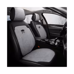 Car Front Rear Auto Seat Protector Car Chair Protector Pad Linen Fabric - rear base
