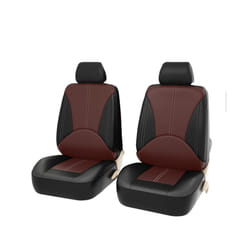 Car Seat Cover PU Leather Universal Car Front Seat Covers Accessories - PQ170-2SeatCoffee