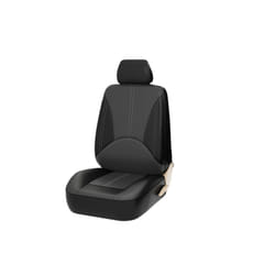 Car Seat Cover PU Leather Universal Car Front Seat Covers Accessories - PQ170-1SeatGrey