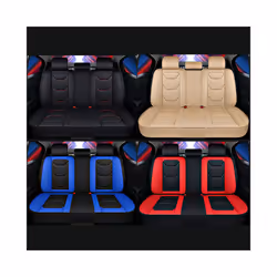 2022 New Car Leather Seat Cover Universal PU Front Rear Seat Covers Accessories - Front single seat