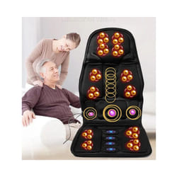 Multifunctional Car Chair Body Massage Heat Seat Cover Cushion Neck Pain - 7 motor massage