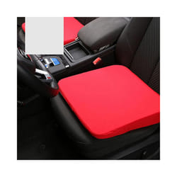 1Pcs Car Heightening Cushion Seat Cushion Main Driver Single Seat Thickening - Red