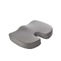 Travel Breathable  Chair Seat Cushion Coccyx Orthopedic Memory Foam U - 45cmx35cmx7cm, grey mesh