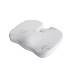 Travel Breathable  Chair Seat Cushion Coccyx Orthopedic Memory Foam U - 45cmx35cmx7cm, bamboo fiber