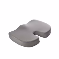 Travel Breathable  Chair Seat Cushion Coccyx Orthopedic Memory Foam U - 45cmx35cmx7cm, bamboo fiber