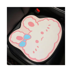 2022 New Fashion Cartoon Bear Ice Silk Butt Pad Breathable Anti-skid Car - Rabbit front
