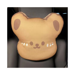 2022 New Fashion Cartoon Bear Ice Silk Butt Pad Breathable Anti-skid Car - Bear headrest
