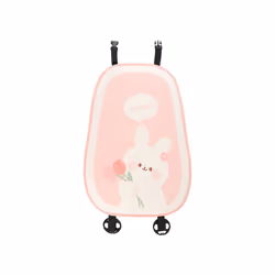 2022 New Cartoon Four Seasons Universal Breathable Mesh Ice Silk Protective - Rabbit backrest