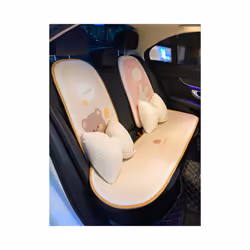 2022 New Cartoon Four Seasons Universal Breathable Mesh Ice Silk Protective - Rabbit backrest