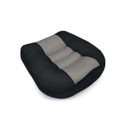 Car Booster Seat Cushion Heightening Height Boost Mat, Breathable Mesh - black