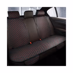 Car Seat Covers PU Leather Seat Cover Sets Automobiles Universal Auto - CX514-A-HEIHONG