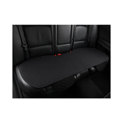 Summer Car Seat Cover Protector Auto Flax Front Back Rear Backrest Black - 1 black rear pad