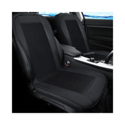 12V Car New Summer Cool Cushion Fan Blowing Ventilation Seat Covers Auto - Black