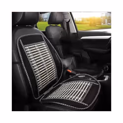 Car Summer Cool Seat Cushion Auto Breathable Seat Cover Bamboo Ventilation - No waist pillow