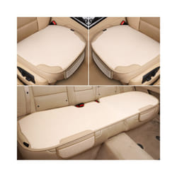 Luxury Car Seat Cover Four Seasons  Flax Ventilated Car Seat Cushion Breathable - C4