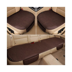 Luxury Car Seat Cover Four Seasons  Flax Ventilated Car Seat Cushion Breathable - C2