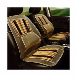 Universal Cover S!! Massage Wood Beads Car Seat Summer Cooling Mesh Cushion - D