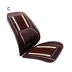 Universal Cover S!! Massage Wood Beads Car Seat Summer Cooling Mesh Cushion - C