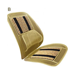 Universal Cover S!! Massage Wood Beads Car Seat Summer Cooling Mesh Cushion - B