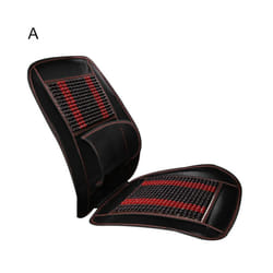 Universal Cover S!! Massage Wood Beads Car Seat Summer Cooling Mesh Cushion - A