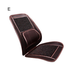 Universal Cover S!! Massage Wood Beads Car Seat Summer Cooling Mesh Cushion - E