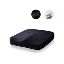 2023 Non-Slip Orthopedic Memory Foam Coccyx Cushion for Tailbone Sciatica - velvet black
