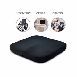 2023 Non-Slip Orthopedic Memory Foam Coccyx Cushion for Tailbone Sciatica - velvet black