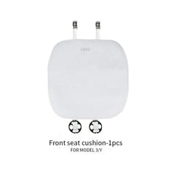 For Tesla Model 3/Model Y linen seat cover cushion four seasons Breathable - M3Y W01