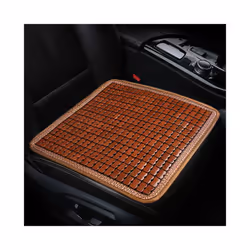 Car Seat Cushion Summer Wooden Beads Carbonized Bamboo  Car Seat Covers - 133x42cm 01