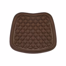 Car Seat Cushion Driver Cushion with Comfort Foam & Non-Slip Rubber - Brown
