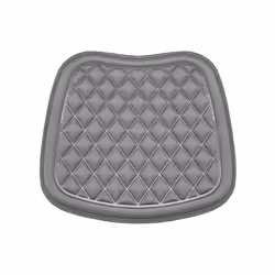 Car Seat Cushion Driver Cushion with Comfort Foam & Non-Slip Rubber - Light Grey