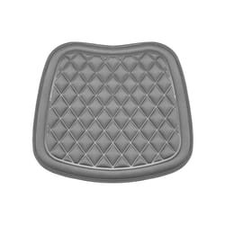 Car Seat Cushion Driver Cushion with Comfort Foam & Non-Slip Rubber - Light Grey
