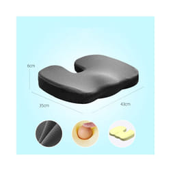 Pressure Relief Seat Cushion Back Pain Orthopedic Therapy Car Office Chair - 8