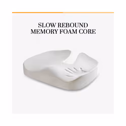 Pressure Relief Seat Cushion Back Pain Orthopedic Therapy Car Office Chair - 2