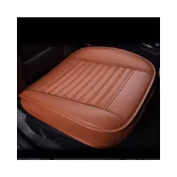 3D Leather Car Seat Cover Breathable Seat Protection Anti-Slip Pad Four - 1pc Front Gray