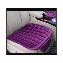 Car Seat Cover Winter Warm Seat Cushion Anti-slip Universal Front Chair - Purple