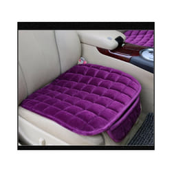 Car Seat Cover Winter Warm Seat Cushion Anti-slip Universal Front Chair - Purple