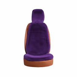 New Winter Car Seat Cover Seat Cushion Plush Square Pad Thickening Universal - Purple 1pc cover