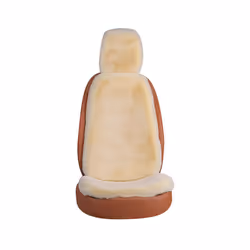 New Winter Car Seat Cover Seat Cushion Plush Square Pad Thickening Universal - Beige 1pc cover