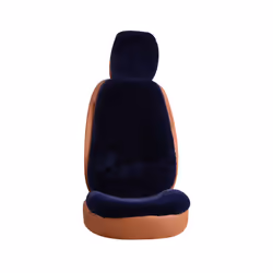 New Winter Car Seat Cover Seat Cushion Plush Square Pad Thickening Universal - Blue 1pc cover