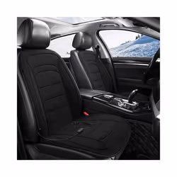 12V Electric Heated Car Seat Cushion Cover 2PCS Car Seat Heater Warmer - Blue