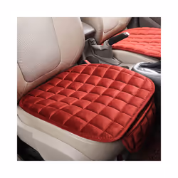 Car Seat Cover Winter Warm Seat Cushion Anti-slip Universal Front Chair - Red