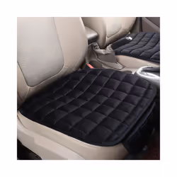 Car Seat Cover Winter Warm Seat Cushion Anti-slip Universal Front Chair - Black